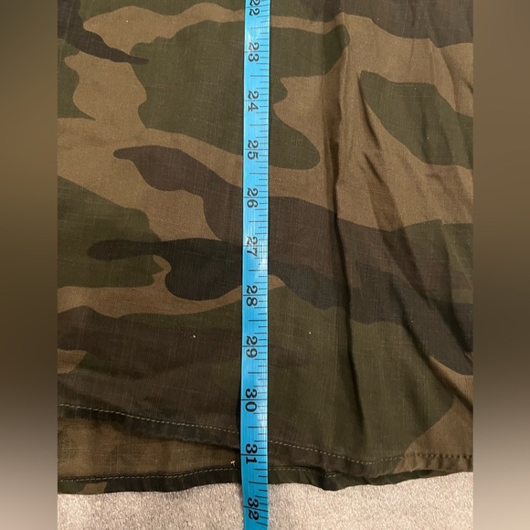 ❤️2/$30❤️[M]TNA WMN Yirrell Dress Green Camouflage Strap V-Neck Slip Mini - Picture 7 of 7
